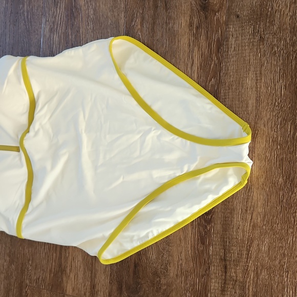 NWT Calia Halter Racerback Light Cream One Piece, size 12 - Picture 2 of 15